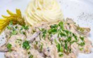 Печень по-строгановски по классическим рецептам