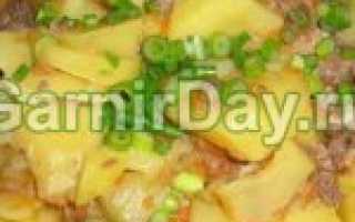 Вареная картошка с тушенкой рецепт. Картофельное пюре с тушенкой