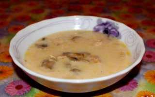 Сырный суп с шампиньонами и курицей: рецепт с плавленным сыром