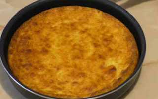 Пышная творожная запеканка в духовке как в садике