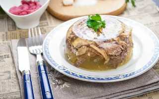 Холодец из свиной рульки — пошаговые рецепты с фото. Как готовить и сколько варить холодец из рульки и ножек