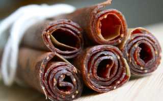 Как сделать пастилу из сливы в домашних условиях