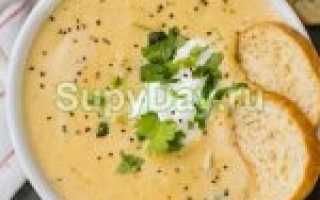 Сырный суп из плавленых сырков