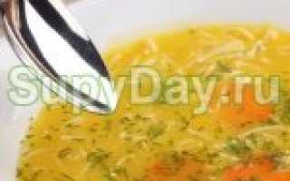 Куриный суп с вермишелью — 5 рецептов приготовления вкусного супа из курицы