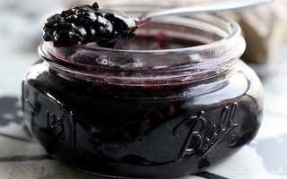 Варенье из терна с косточками