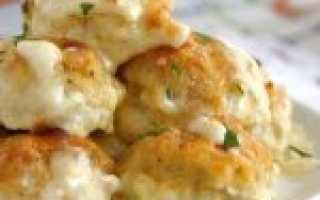 Тефтели из куриного фарша в сливочном соусе