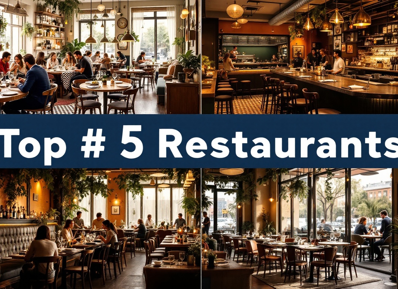 Гастрономическая карта Москвы: ТОП-5 ресторанов, где вкус встречается с атмосферой.